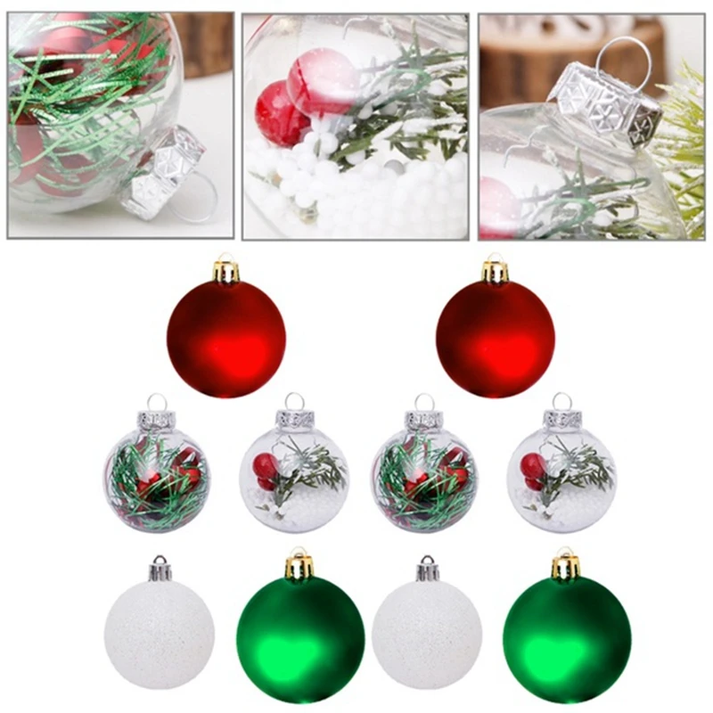 30Pcs 6cm Christmas Balls Ornaments for Xmas Tree Shatterproof Hanging Ball Decorations | Дом и сад