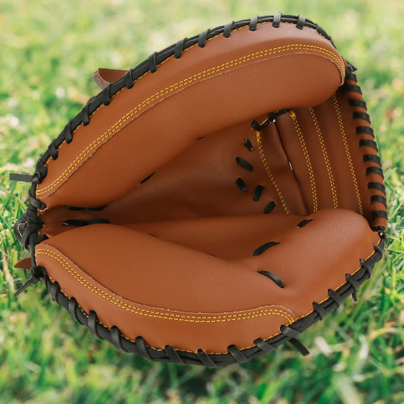 Youth Lychee Pattern Baseball Glove Leather Catcher Baseball Gloves For Adults Guante De Beisbol Sports Entertainment EI50BG