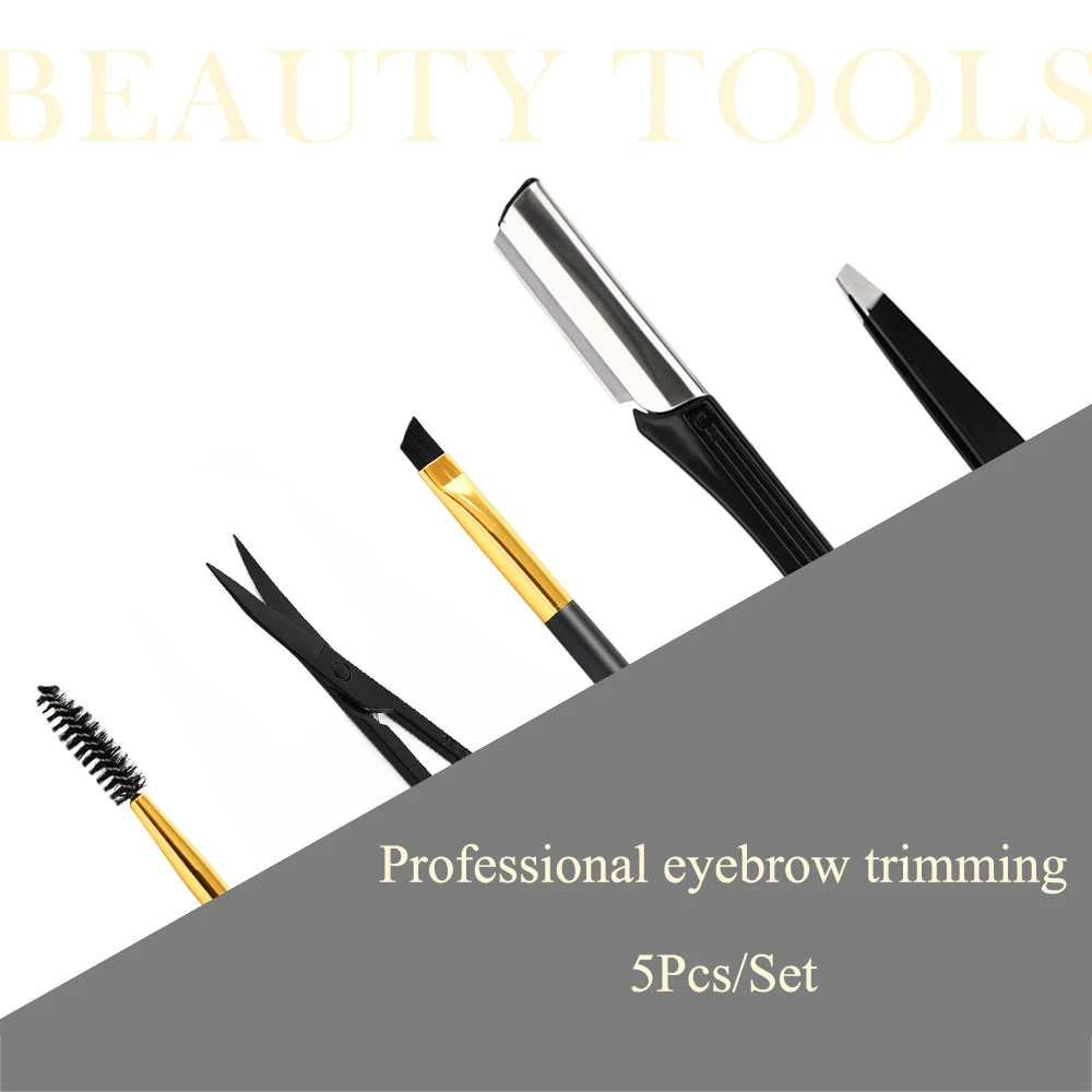 5 шт./компл. аксессуары для бровей зажим предмет формовочный нож косметика волос