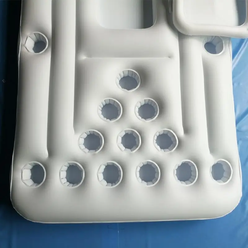 

Inflatable Beer Pong Game Pool Table Floating Row Pool Party Beverage Cooler 54DA