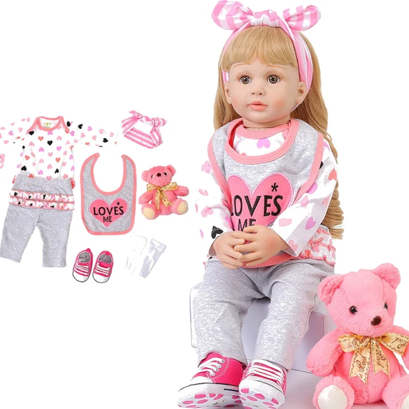 Кукла реборн Мягкая силиконовая реалистичное тело подарок на день рождения