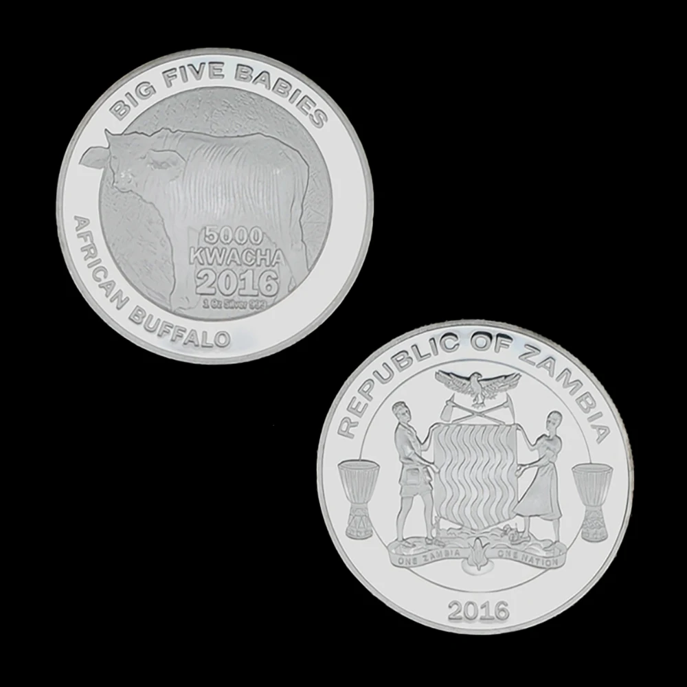 Памятные монеты 2016 с Африканским Буйволом для детей старшего возраста
