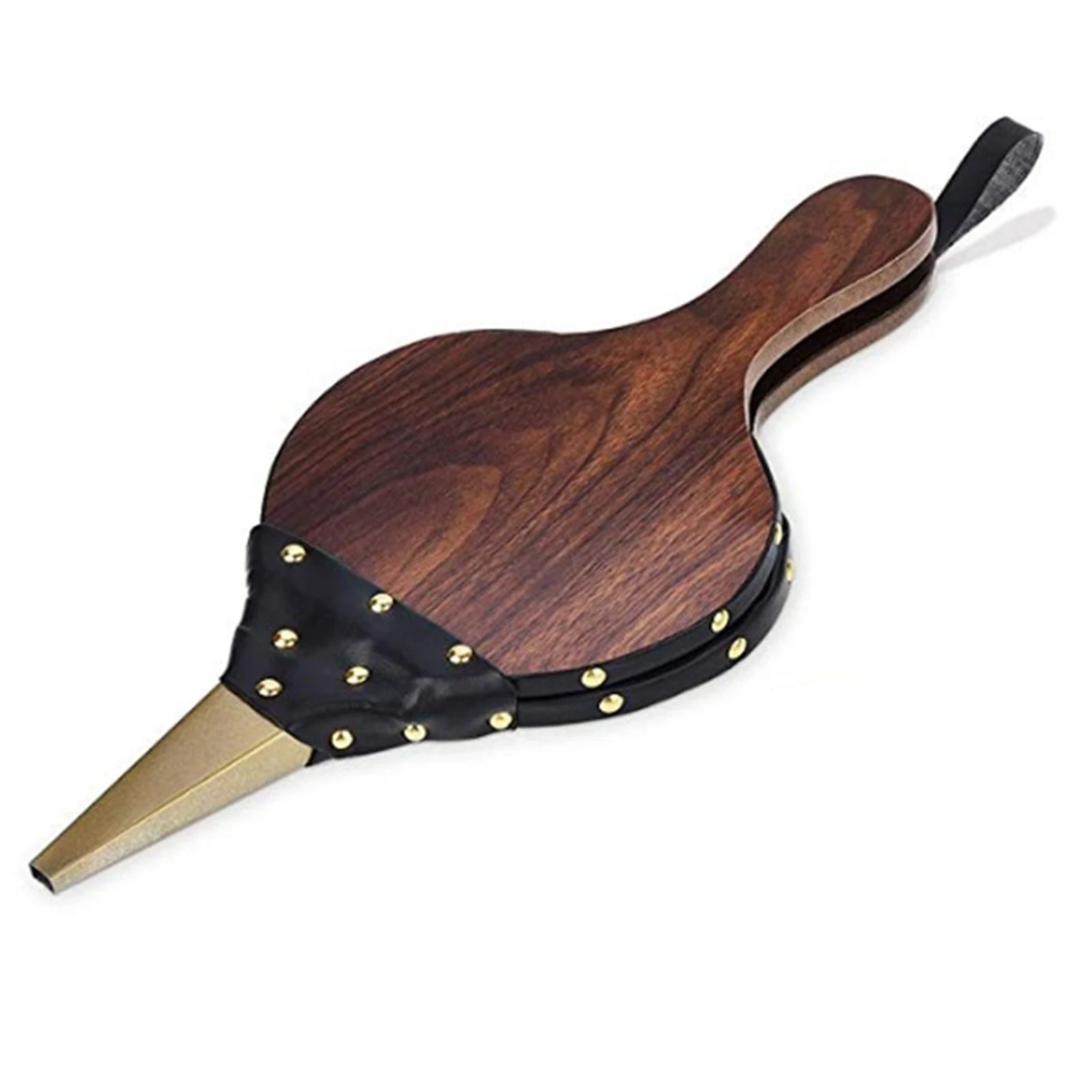 

Behogar Wooden Manual Handmade Air Blower Fan Blower for Barbecue Fire Bellows Outdoor Cooking Picnic Camping Hiking