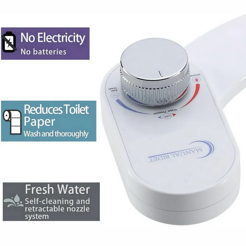 Умное неэлектрическое крепление для биде сиденье на унитаз или самоочищающееся