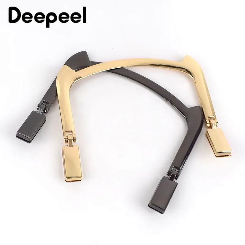 

Deepeel 2pcs 90/105mm Metal Handles Women's Bag Square Frame Handle Buckles DIY Luggage Strap Part Hardware Accessories BF467