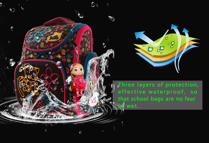 Delune брендовые рюкзаки для детей 1-4 лет с изображением животных, мультяшная собака, Сова, персонажи, школьная сумка, Детские ортопедические рюкзаки для мальчиков и девочек
