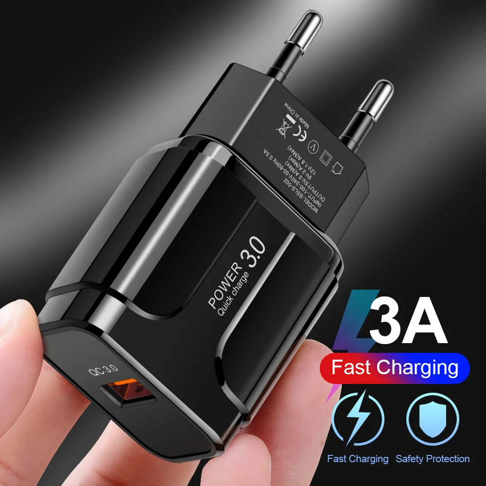 

EU/US Plug USB Charger Quick Charge PD20W QC3.0 Fast Charging Mobile Phone Charger For iPhone 13 12 11 Pro Samsung Xiaomi Huawe