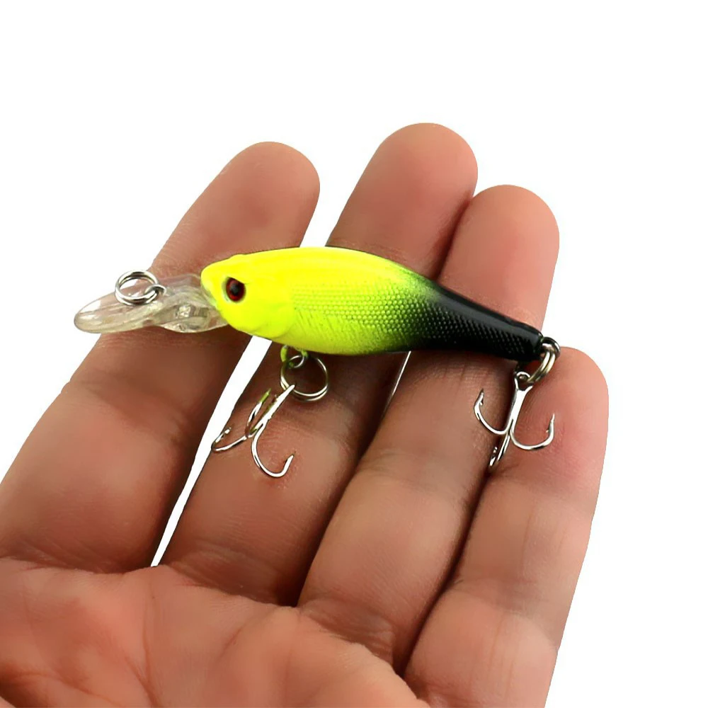 

8PCS Fishing Lures 6.3cm/60g Top Water High Quality Wobblers Hard Fake Baits Crankbaits Artificial Fishing Tackle