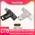 Флеш-накопитель SanDisk 1 ТБ SDDDC4 USB 3,1 Type-C, 128 ГБ, флеш-накопитель 256 ГБ, 32 ГБ, 64 ГБ, флеш-накопитель Type C OTG для телефона SDDDC3, флеш-накопитель 512 ГБ