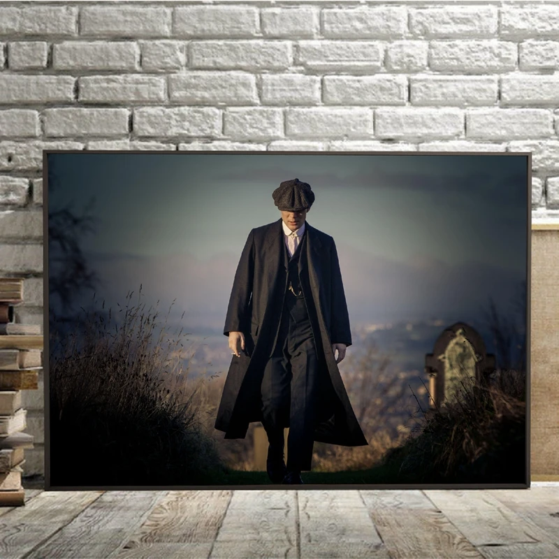 Posters and Prints Peaky Blinders Cillian Murphy TV Show Poster Wall Art Canvas Painting Picture for Living Room Home Decor | Дом и сад