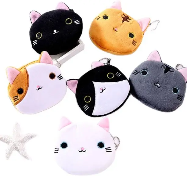 6Colors/LOT Plush CAT Purse - 10CM Toy | Игрушки и хобби