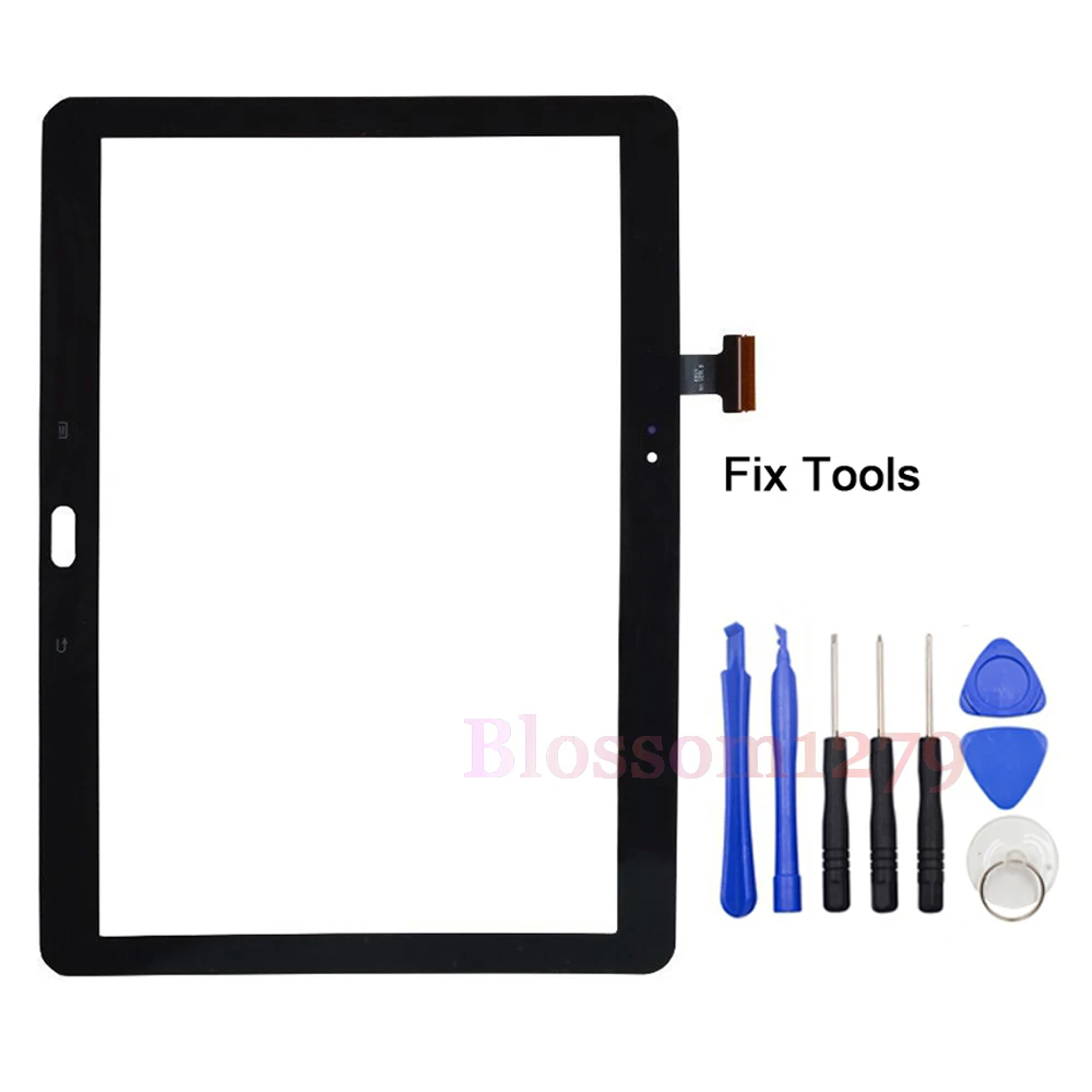 1 шт. сенсорный экран дигитайзер Переднее стекло внешняя панель для Samsung Galaxy Tab Pro 10