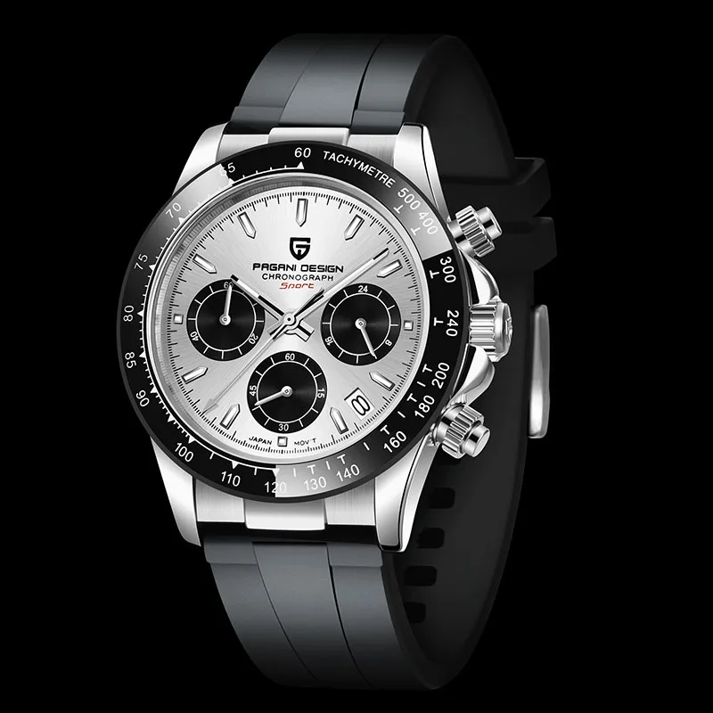 

Mens Quartz Watch Pagani Design Orologio Uomo Stainless Steel Watch Fashion Chronograph Luxury Watches Relojes Para Hombre Clock