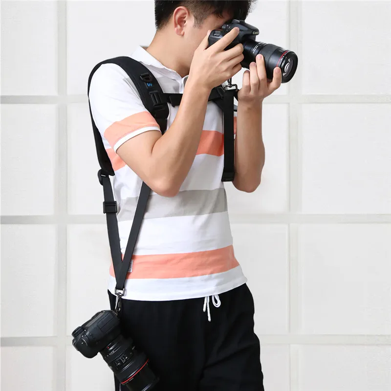 Быстросъемный ремень для камеры с двойным плечевым ремнем мягкий плечевой из