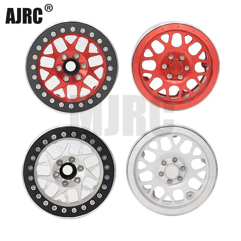MJRC 4 шт. металлический обод колеса 2 дюйма для 1/10 TRAXXAS RC Crawler Axial SCX10 90046 RR10 90053 AX10 Wraith
