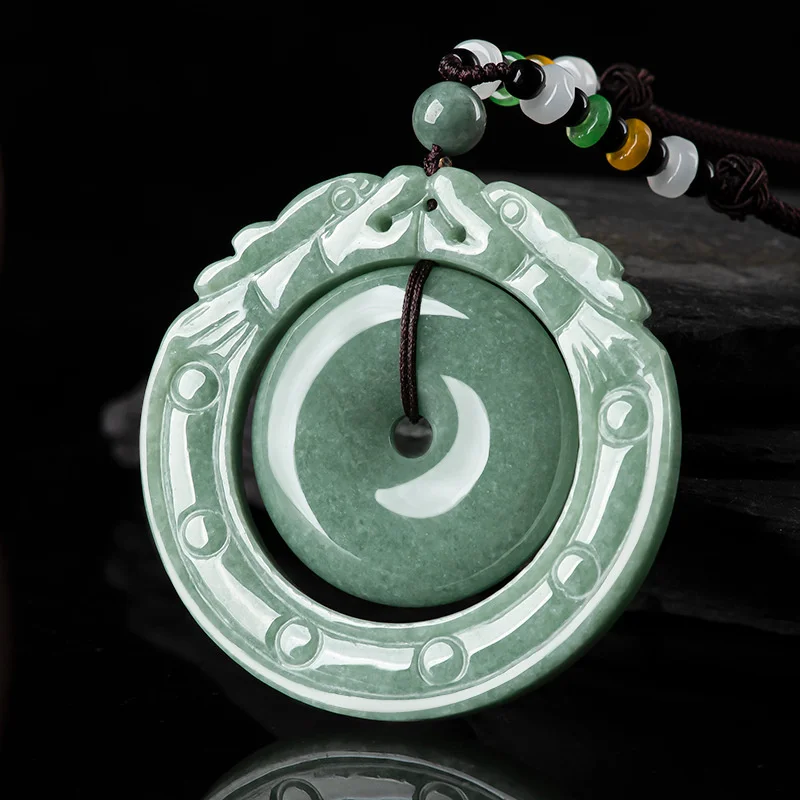 Лидер продаж натуральный ручной вырез Зеленый Дракон из нефрита брендовая