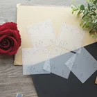 30 шт. Сделай Сам белая маленькая птичка Летающая на небе дизайн полупрозрачная бумага творческий бумажный фон для рукоделия скрапбукинга использование подарка