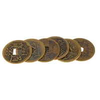 set of 6 feng shui coins chinese i ching coins fortune coin 4 2cm 1 65