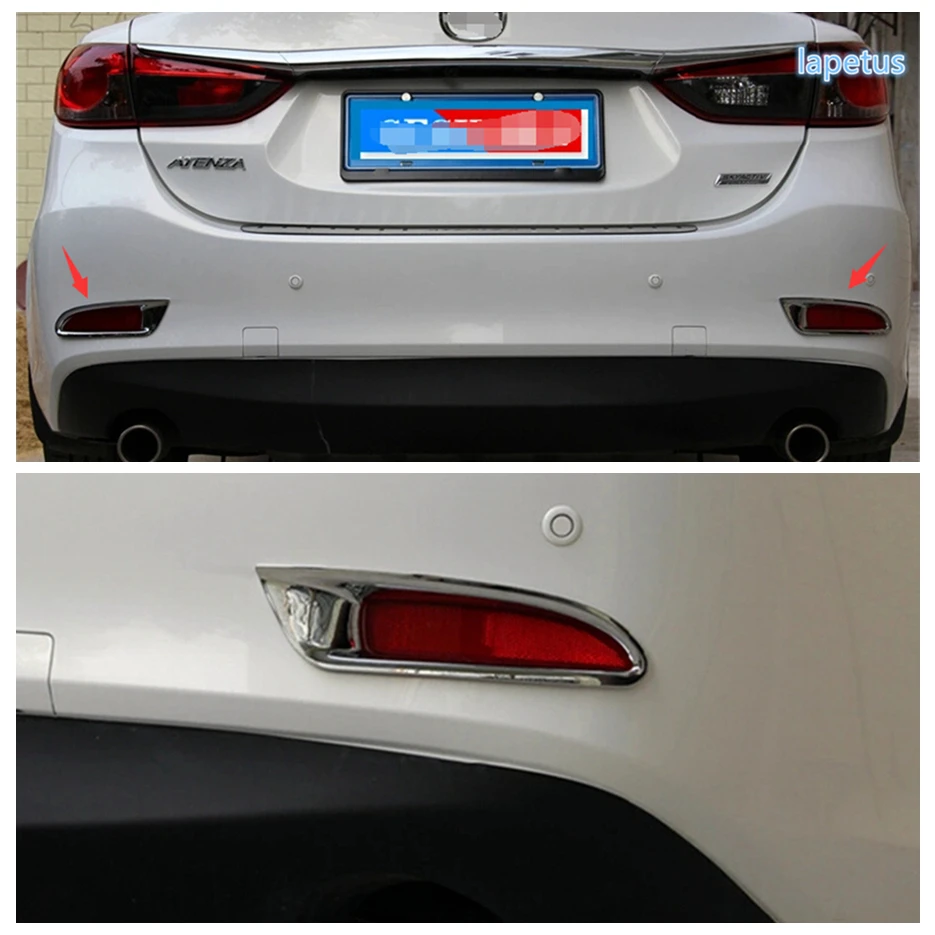 Хромированный декоративный каркас для лампы ноутбука отделка 2 шт. Mazda 6 Sedan 2016 2017