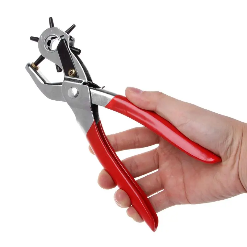 Кожаный ремень перфоратор плоскогубцы петля швейная машина кожевенное ремесло