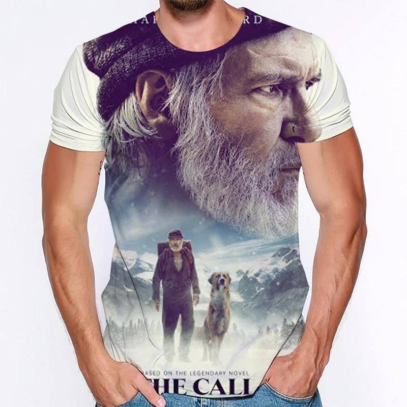 

The Call of The Wild Movie 3d Men T Shirt Summer New Short Sleeve Casual Oversize T-shirt Women The Call of The Wild Movie Tee