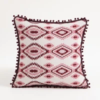 inyahome luxury pompom cushion covers ethnic pillowcase sofa sofa bedroom car farmhouse decorative pillow cojines decorativos