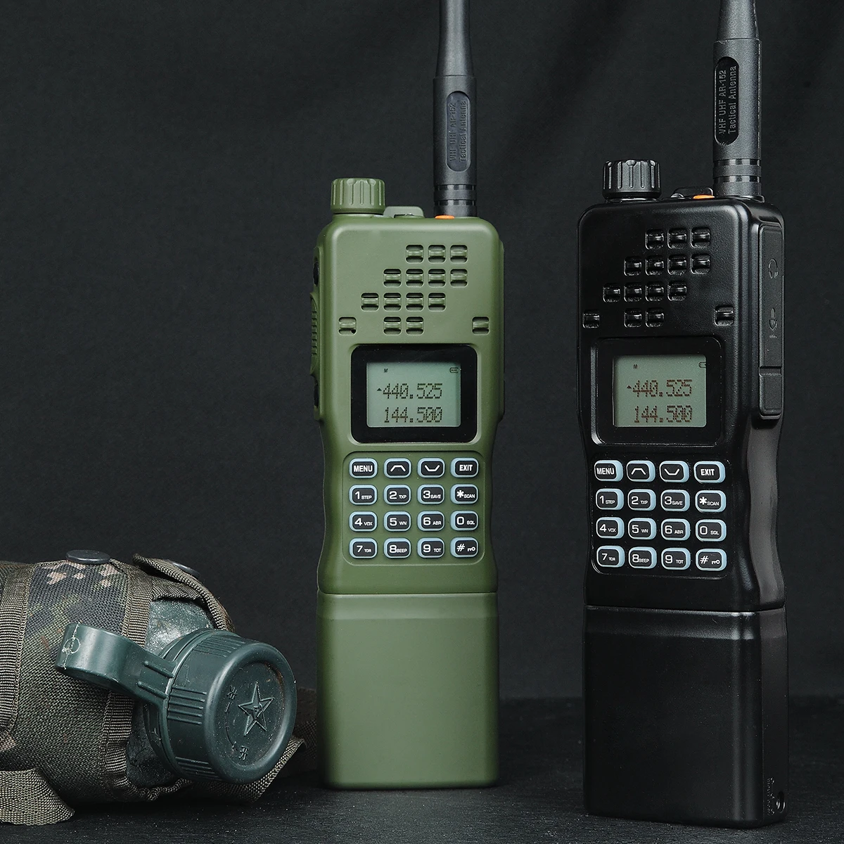 2022 Baofeng AR-152 Dual Band 136-174/400-520MHz Ham Radio 15W Powerful 12000mAh Battery Tactial Game Walkie Talkie AN /PRC-152