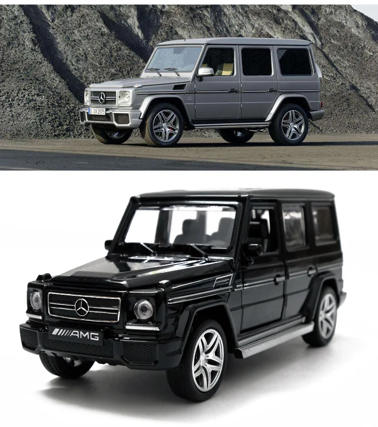1:32 AMG G65 сплав оттягивающаяся назад модель автомобиля модель игрушки звук свет игрушка с инерционным механизмом автомобиль для G65 SUV AMG игрушки для мальчика подарок коллекция подарок