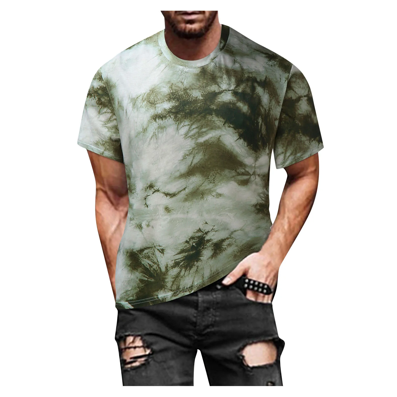 

69 # мужская летняя Этническая облегающая Повседневная футболка в стиле Харадзюку, Мужская Уличная одежда, футболка с принтом и коротким рук...