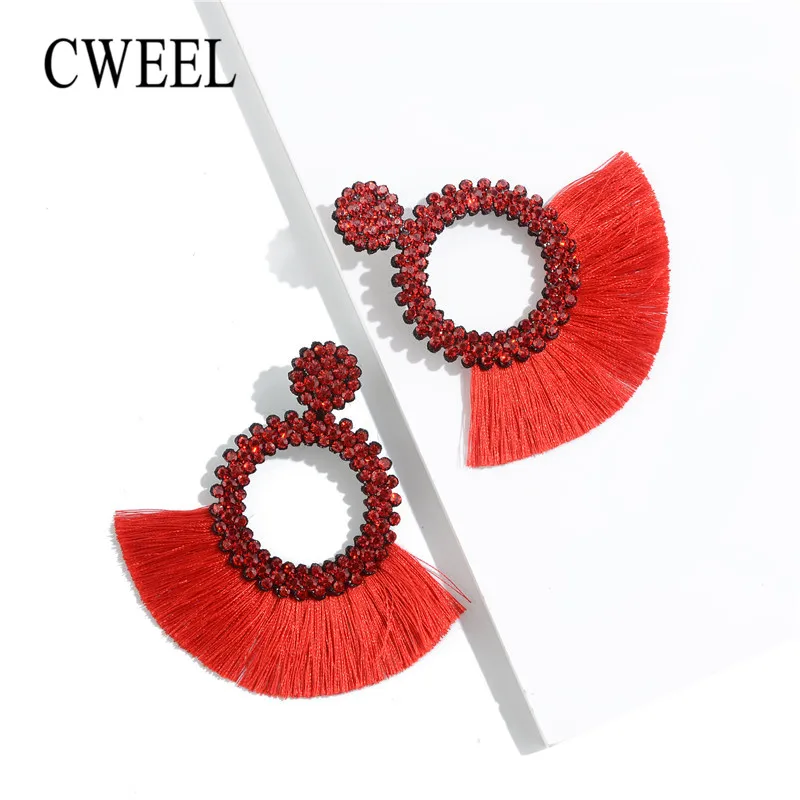 CWEEL горячая Распродажа Модные женские серьги ручной работы из бисера для