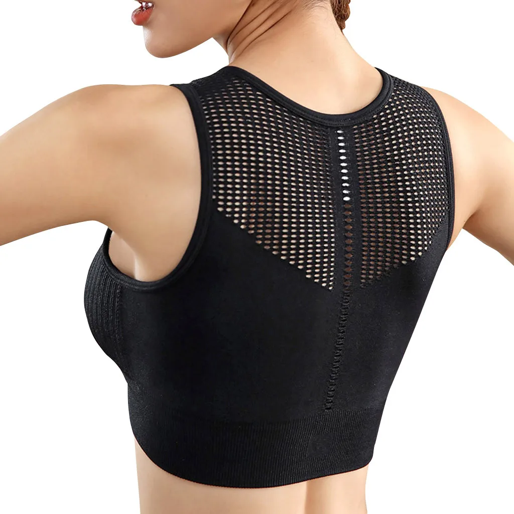 

Women Sports Bra Letter Running Yoga Brassiere Workout Gym Fitness shockproof for dancing training Vest Tank Sexy Bra Tops *