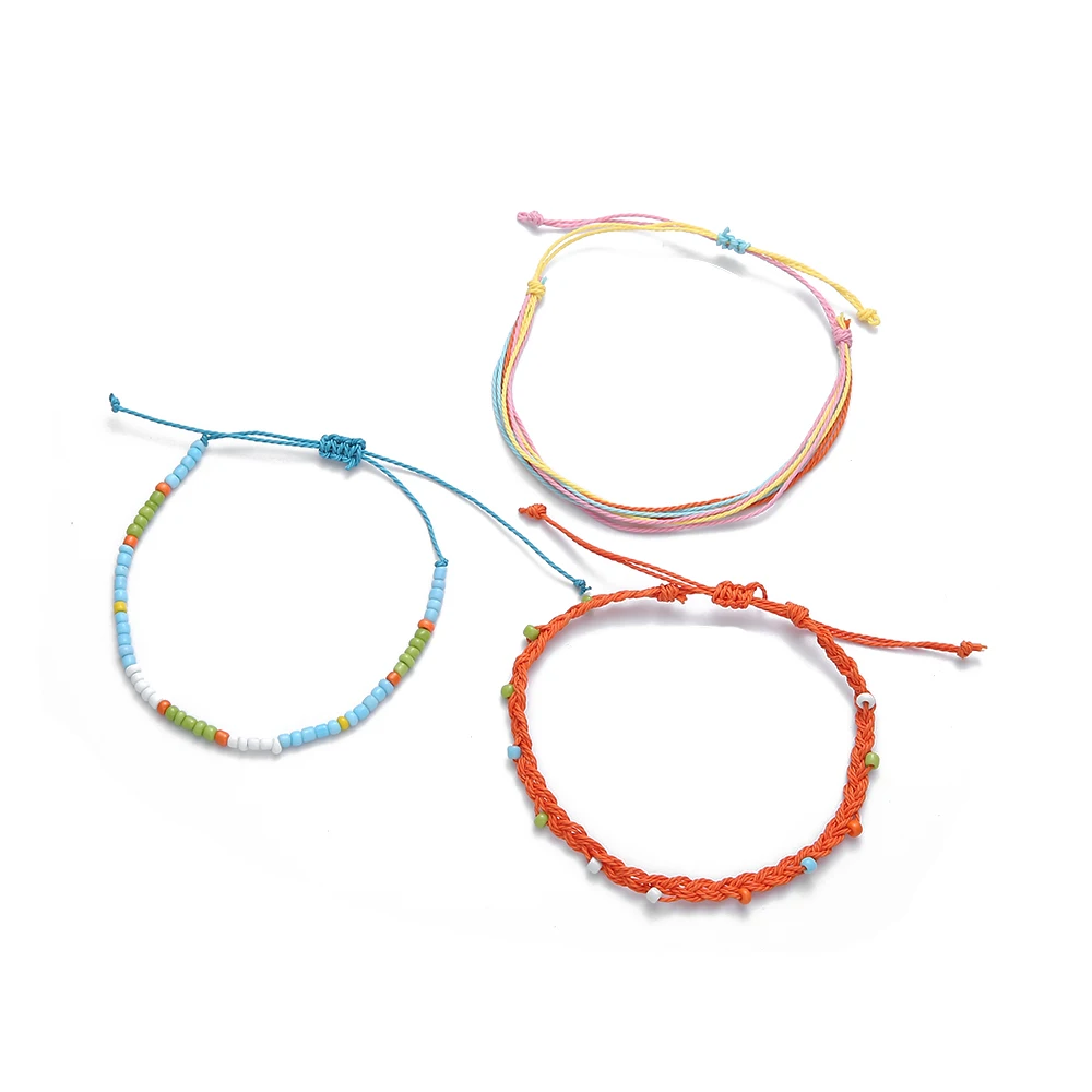 Браслеты для ног Многослойные женские винтажные анклеты с подвесками в стиле