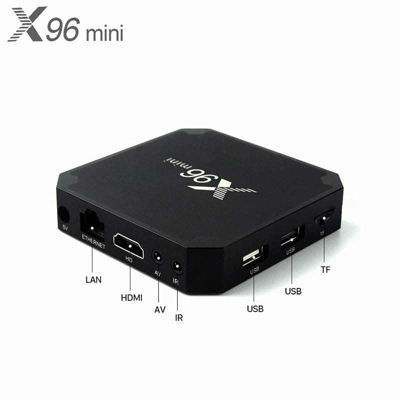 X96 Мини Смарт ТВ приставка Android 9 0 8 Гб 16 WiFi Bluetooth Google Play Smart медиа сервер