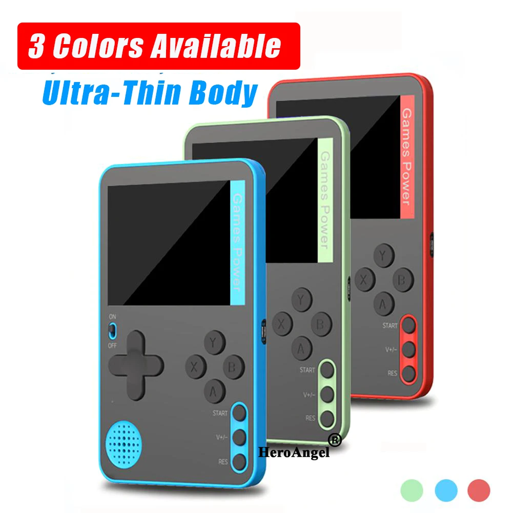 

500 in 1 Handheld Game Console Ultra-Thin Card Game Console Portable Retro Video Game Console Good Gifts for Kids and Adult