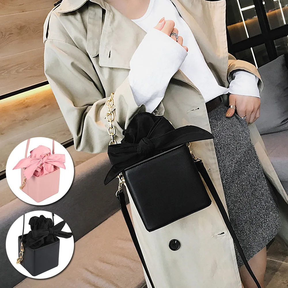 Женская сумка складная маленькая квадратная посылка в виде цветка модная