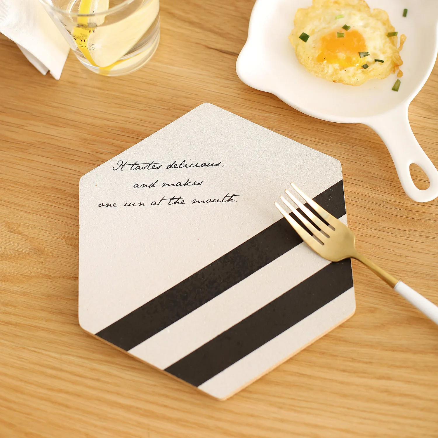 37 градусов жизни Дизайн шестигранный пробковый Вок Стенд теплоизоляция коврик