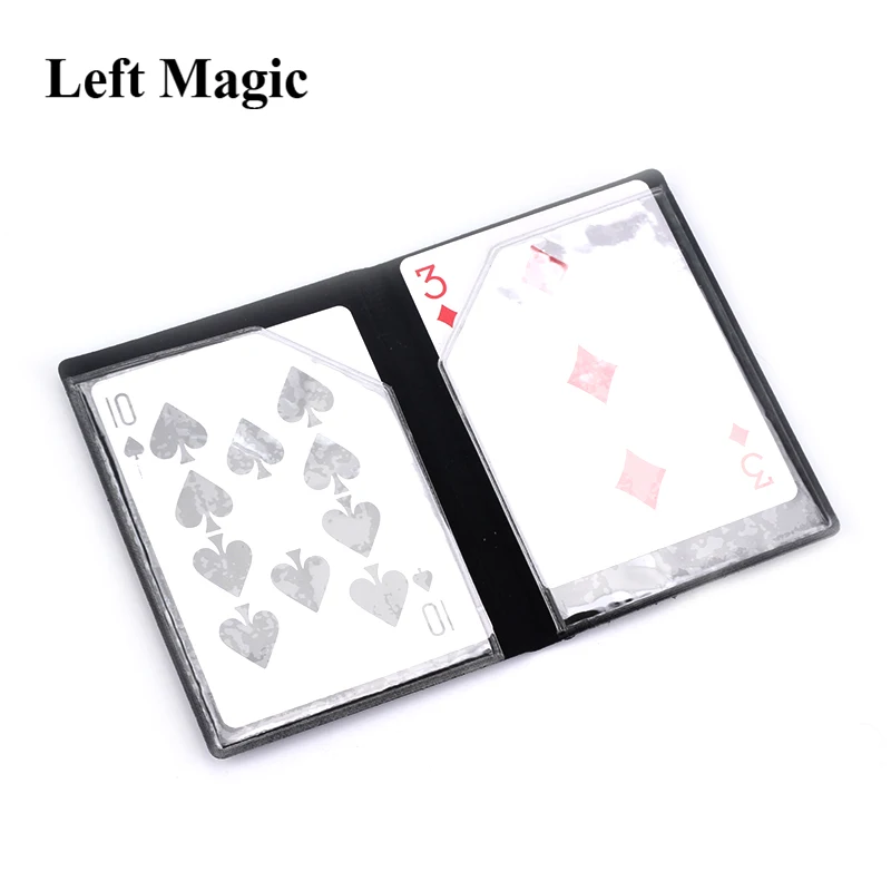 Оптический кошелек для карт появляющийся волшебный трюк плавильный с магнитной