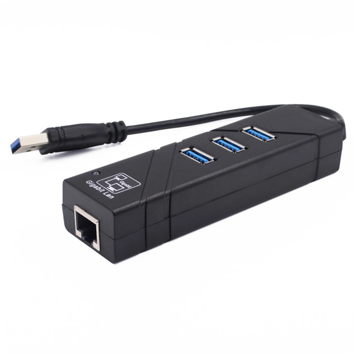

USB 3.0 to RJ45 Hub USB 3.0 Ethernet Network Adapter with 3pcs USB 3.0 Ports