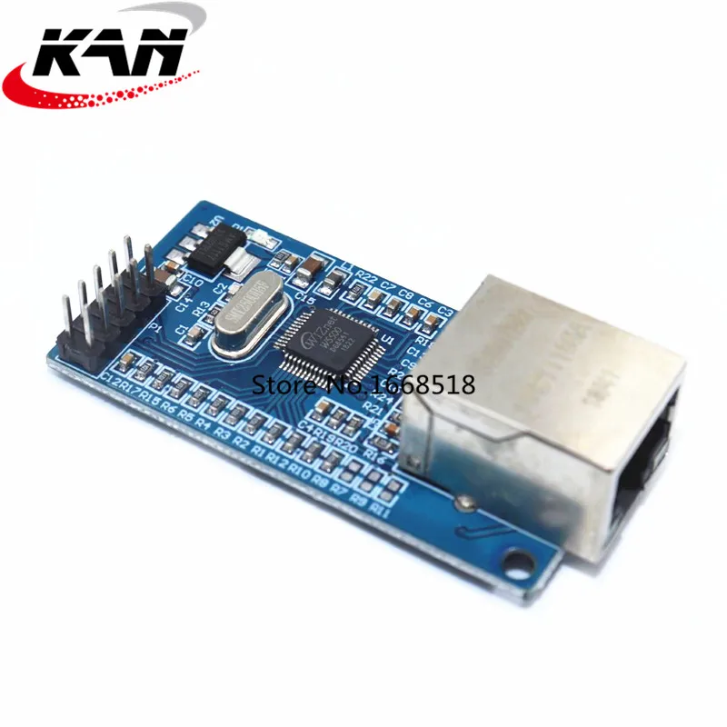 Сетевой модуль W5500 Ethernet оборудование TCP / IP 51/STM32 программа микроконтроллера через