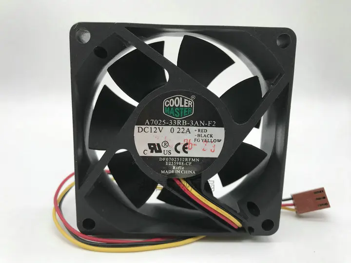 

Оригинальный Женский вентилятор DC12V 0.20a 0.22a 7025