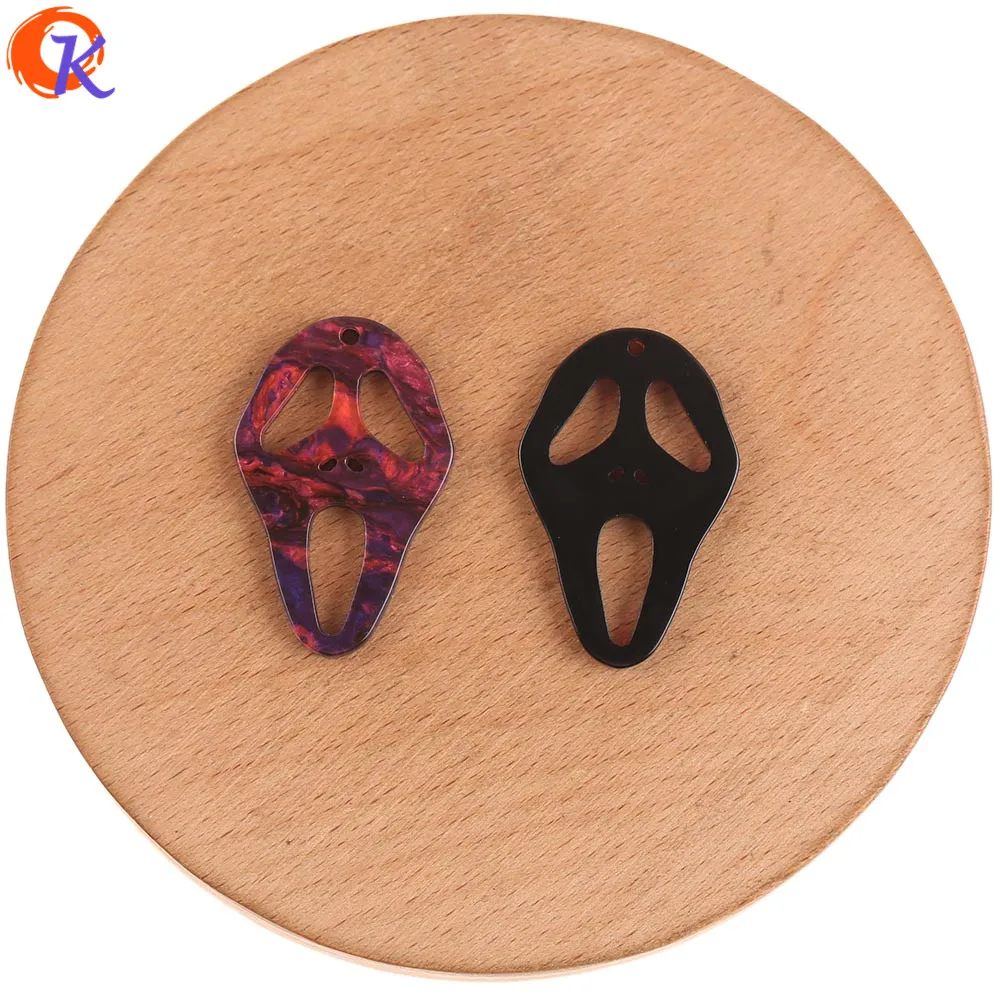 

Cordial Design 22x34MM 100Pcs Jewelry Accessories/Charms/Ghost Shape/Marble Effect/DIY Jewelry Making/Hand Made/Earring Findings