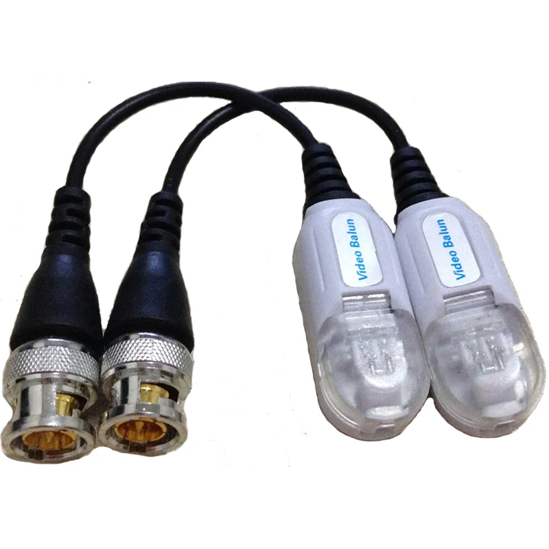 CCTV Video Balun Anti Thunder Twisted пассивный видео трансивер BNC Accessories Cat5 UTP Security products|Микрофон для CCTV| |