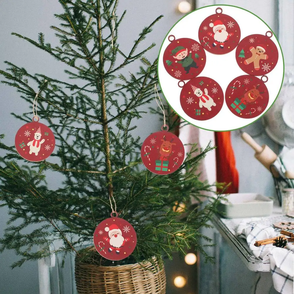 

10 шт., подвесные этикетки для рождественских подарков