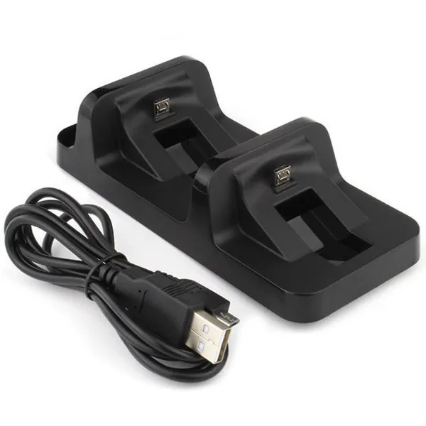 Зарядная док-станция с двумя USB-портами подставка для беспроводного контроллера