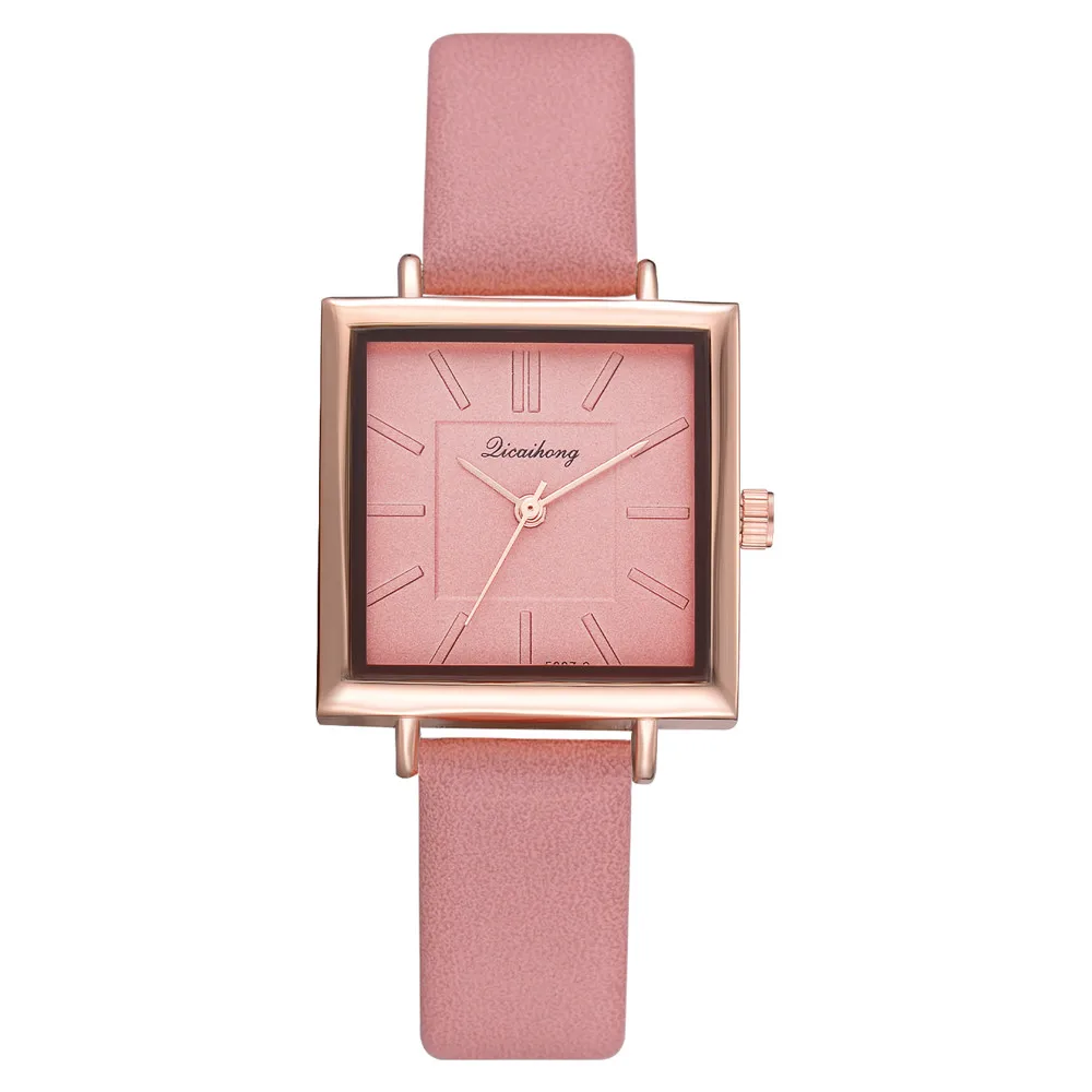 

2021Women Watches Simple VintageFashion Women Wrist Leather Watch Luxury Quartz stainless steel Watch Montre Femme Relogio