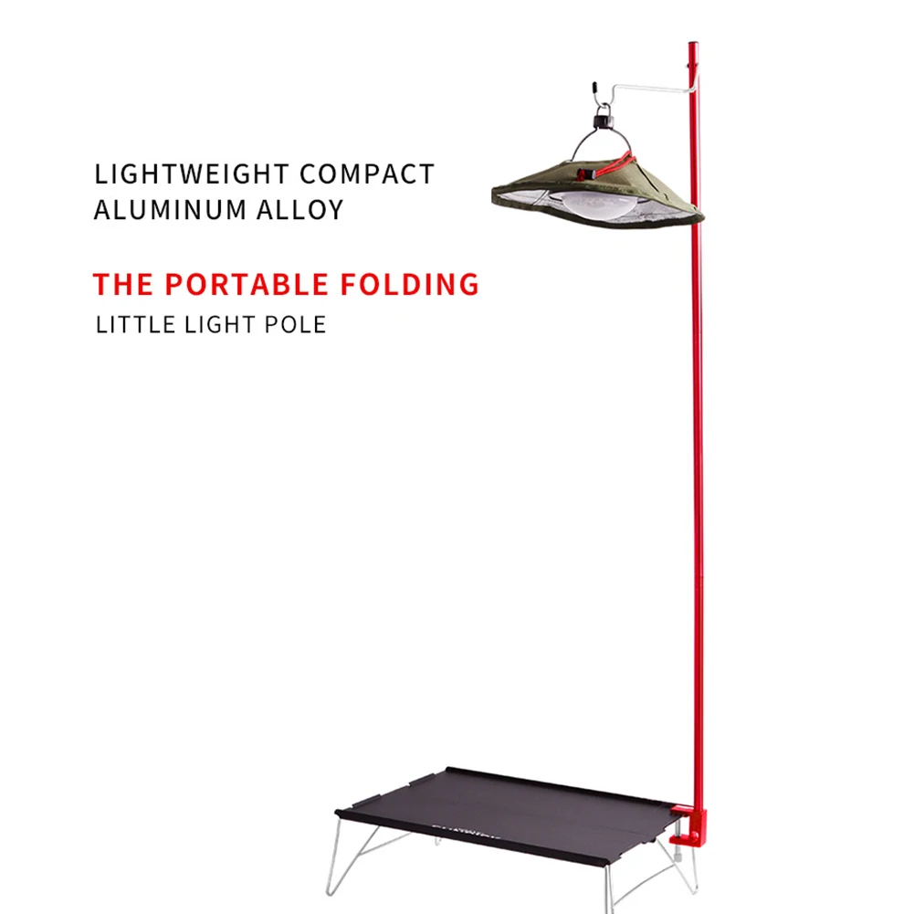 

Outdoor Lamp Bracket Portable Storage Hanging Hook Light Holder Stand Camping Equipment Detachable Lantern Stand