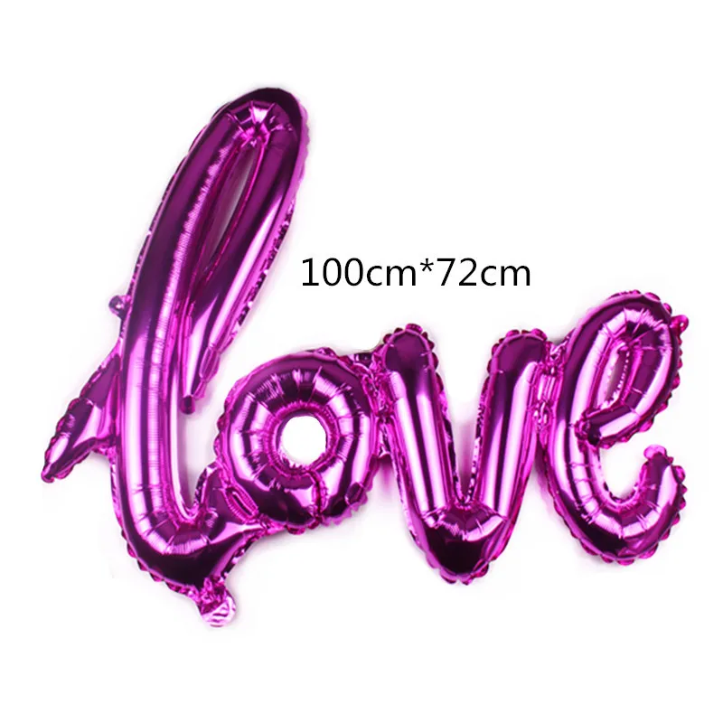 1 шт. 40 дюймов сиамские любовные буквы красочные фольгированные шары для свадьбы