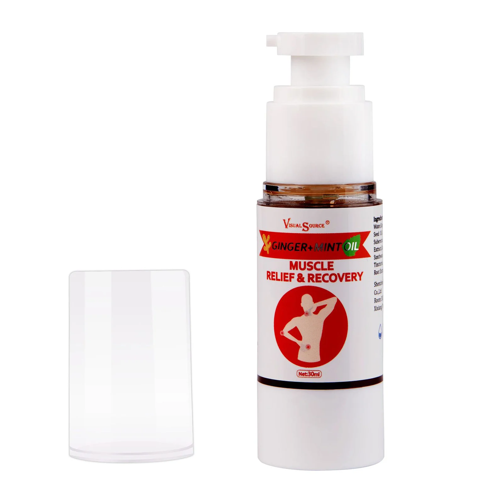 Натуральное растительное масло для эссенции имбиря и мяты восстановления мышц