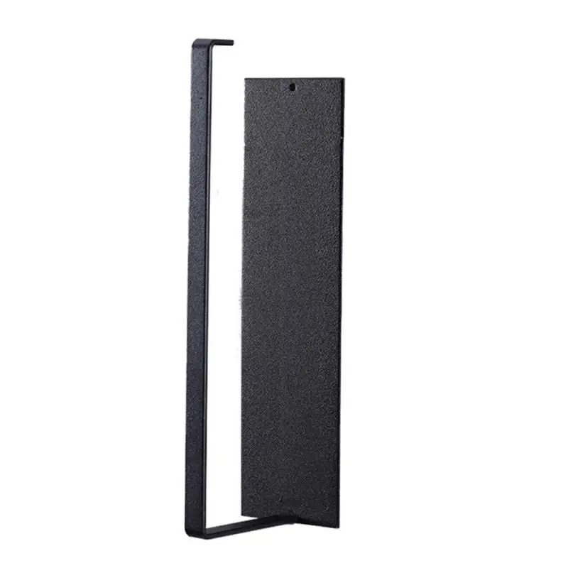 

Wrought iron kitchen paper roll paper free perforation wall-mounted paper towel rack No Drilling Adhesive Under Cabinet
