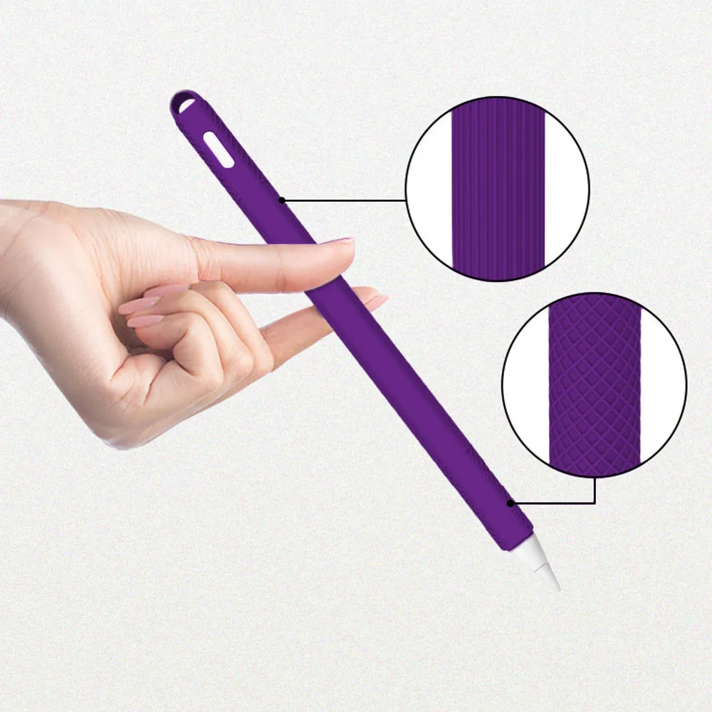 Модный мягкий силиконовый защитный чехол для Apple Pencil iPencil 2 го поколения стилус